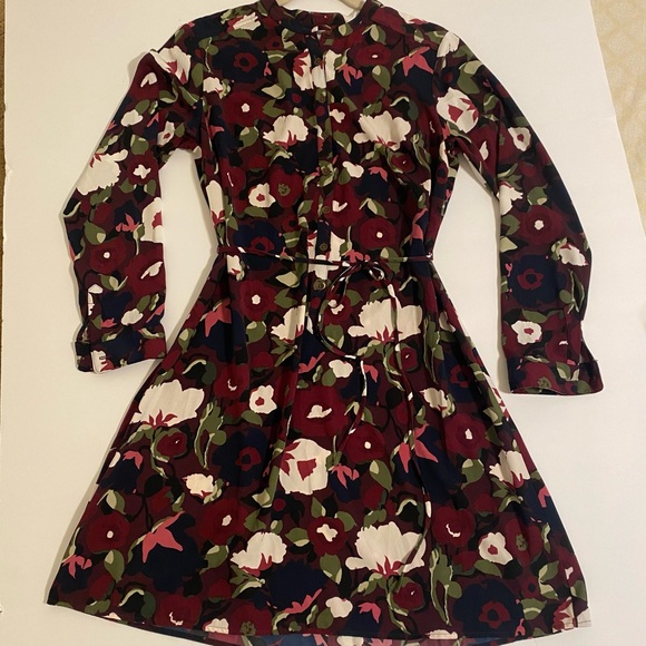 Merona Women's Tunic Plum Floral Print Long Sleeve
Mini Dress size m - Picture 3 of 8